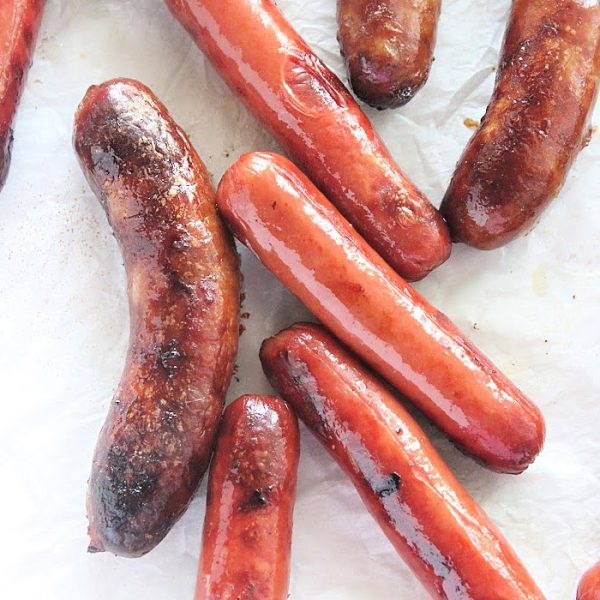 Air Fryer Hot Dogs and Brats- Table for Seven