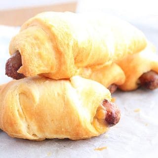 Air Fryer Sausage Croissants- Table for Seven