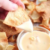 Easy Air Fryer Tortilla Chips- Table for Seven