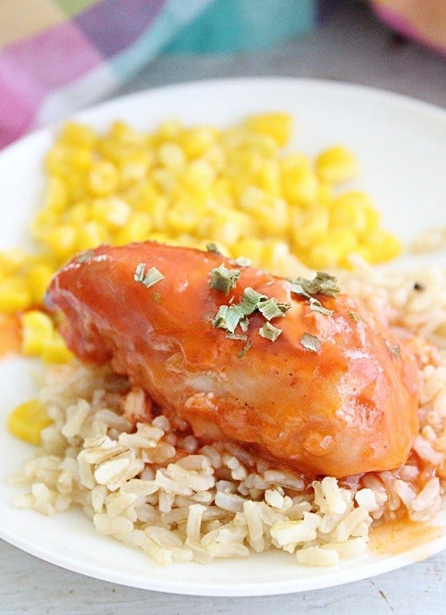 Apricot Chicken #crockpot #slowcooker #instantpot #slowcooker #chicken #apricot #dinner #tableforsevenblog 