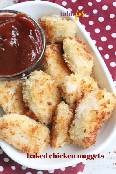 Baked Chicken Nuggets- Table for Seven 