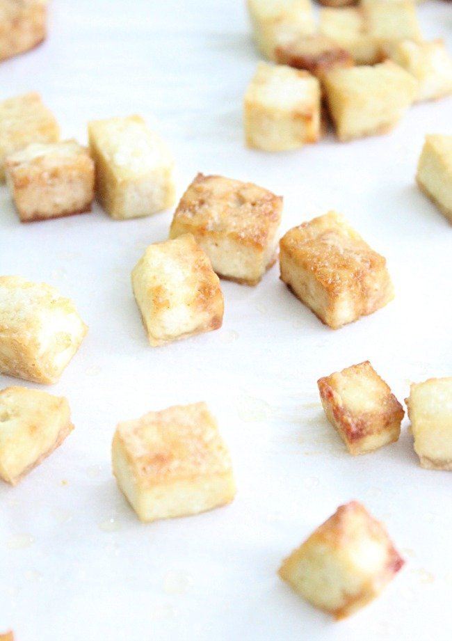 Honey Hoisen Crispy Tofu #tofu #honey #dinner #hoisensauce #tableforsevenblog