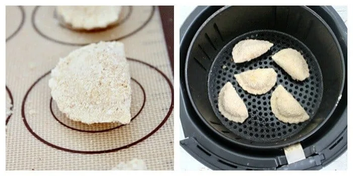 Breaded Pierogies : Two Ways #airfryer #pierogi #tableforsevenblog #pierogies 