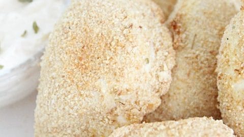 Breaded Pierogies : Two Ways #airfryer #pierogi #tableforsevenblog #pierogies