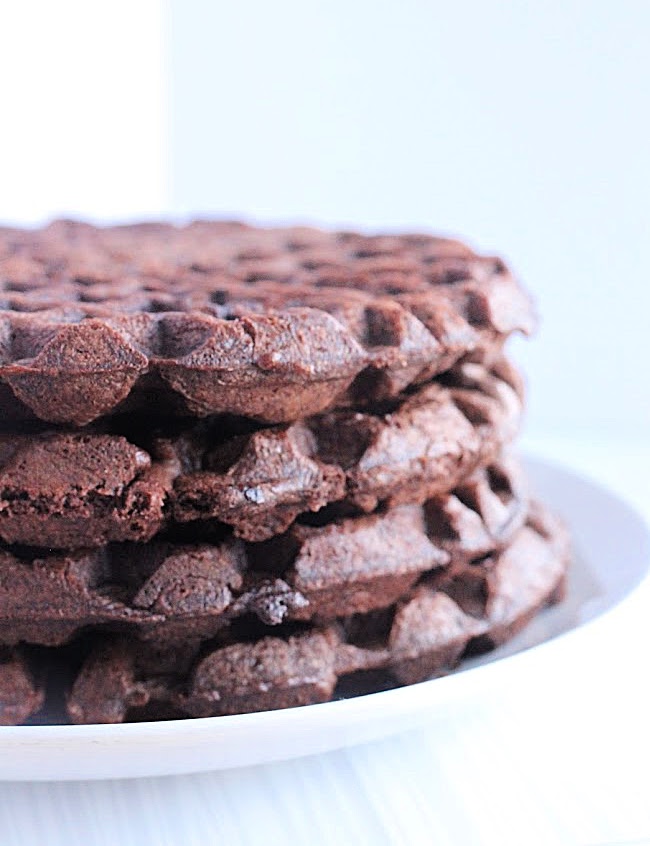 Brownie Mix Waffles- Table for Seven