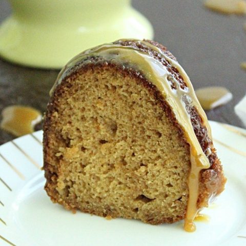 Caramel Brown Sugar Bundt Cake #tableforsevenblog #cake #brownsugar #caramel #dessert #bundtcake