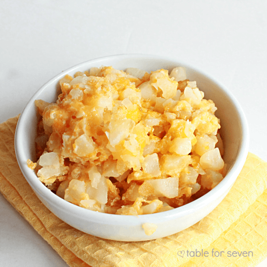 Cheesy Potatoes #potatoes #cheese #sidedish 