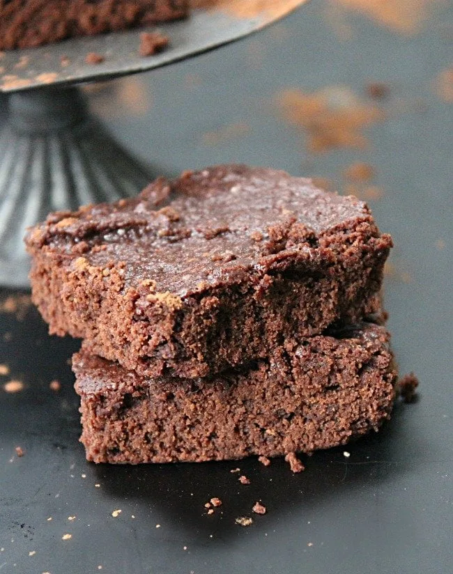 Cocoa Powder Brownies #brownies #cocoapowder #chocolate #tableforsevenblog #dessert 