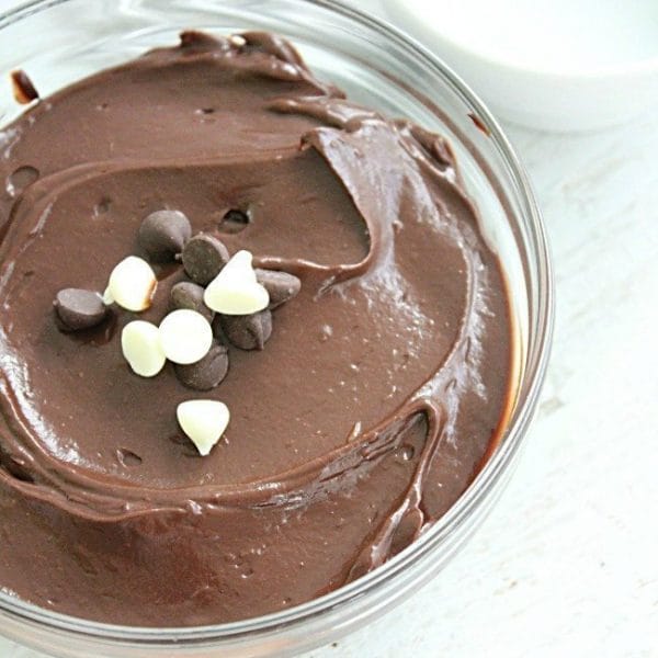 Dark Chocolate Avocado Pudding Table for Seven