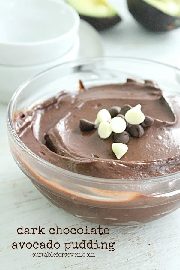 Dark Chocolate Avocado Pudding #darkchocolate #pudding #avocado #dessert