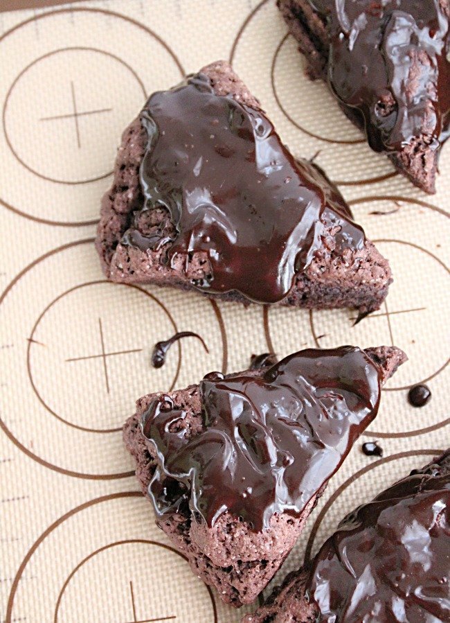 Dark Chocolate Scones #darkchocolate #scones #chocolate #breakfast #tableforsevenblog 