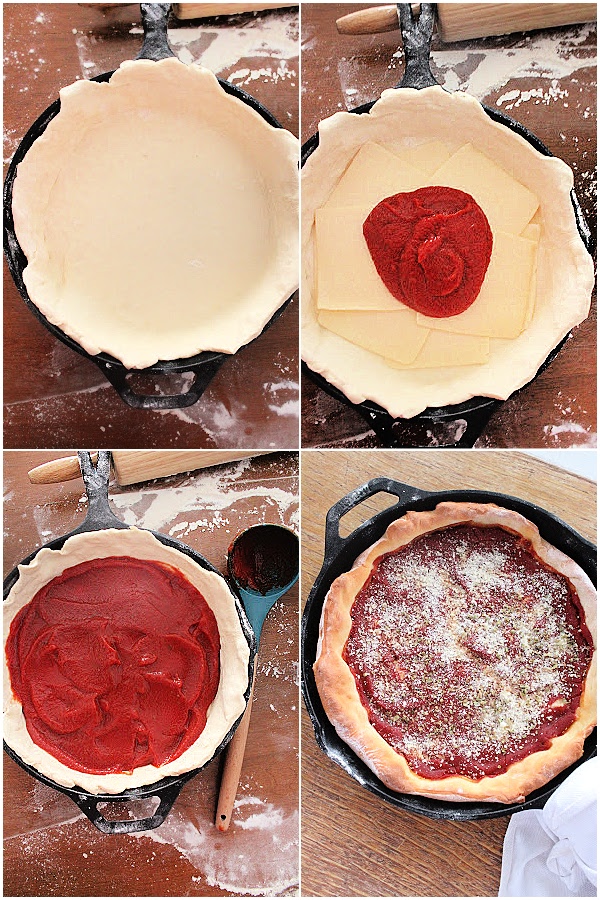 Deep Dish Pizza- Table for Seven