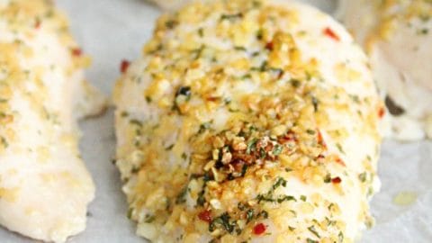 Easy Baked Chicken Breasts- Table for Seven #chicken #baked #chickenbreasts #easy #dinner