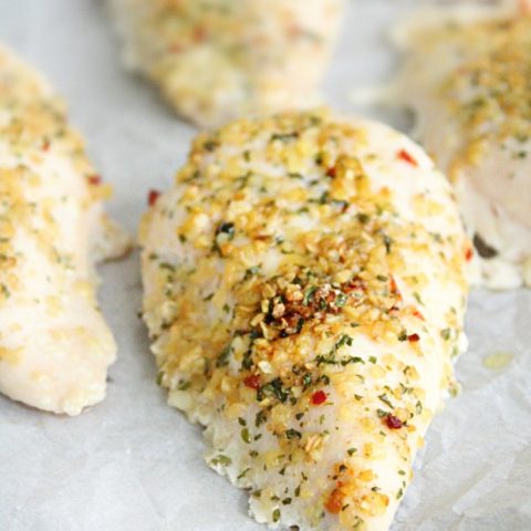 Easy Baked Chicken Breasts- Table for Seven #chicken #baked #chickenbreasts #easy #dinner