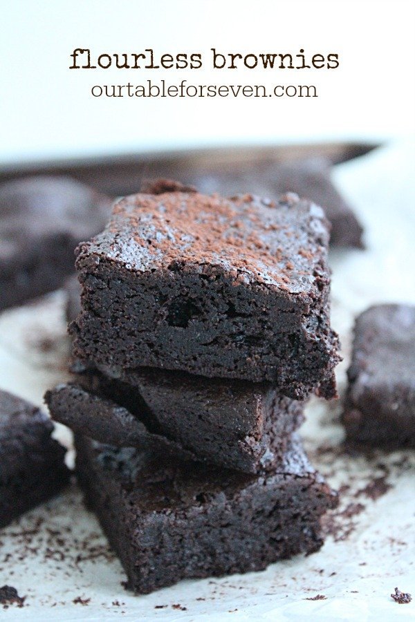Flourless Brownies #flourless #brownies #dessert #chocolate