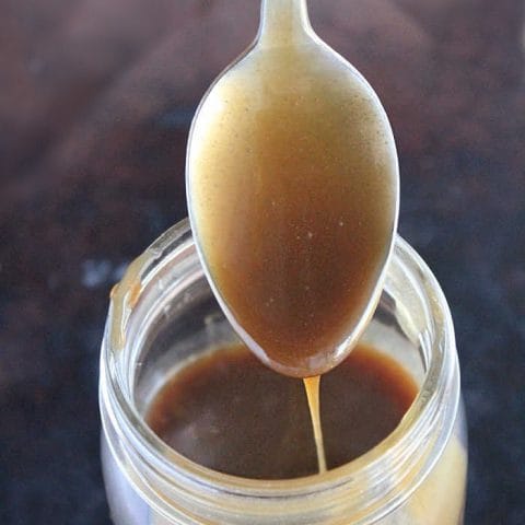 Homemade Caramel Sauce- Table for Seven