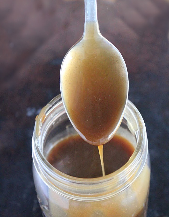 Homemade Caramel Sauce- Table for Seven
