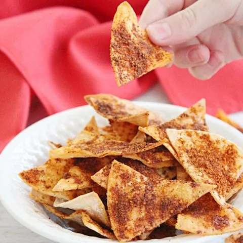 Homemade Doritos #doritos #homemade #snack #tortillashells #tableforsevenblog