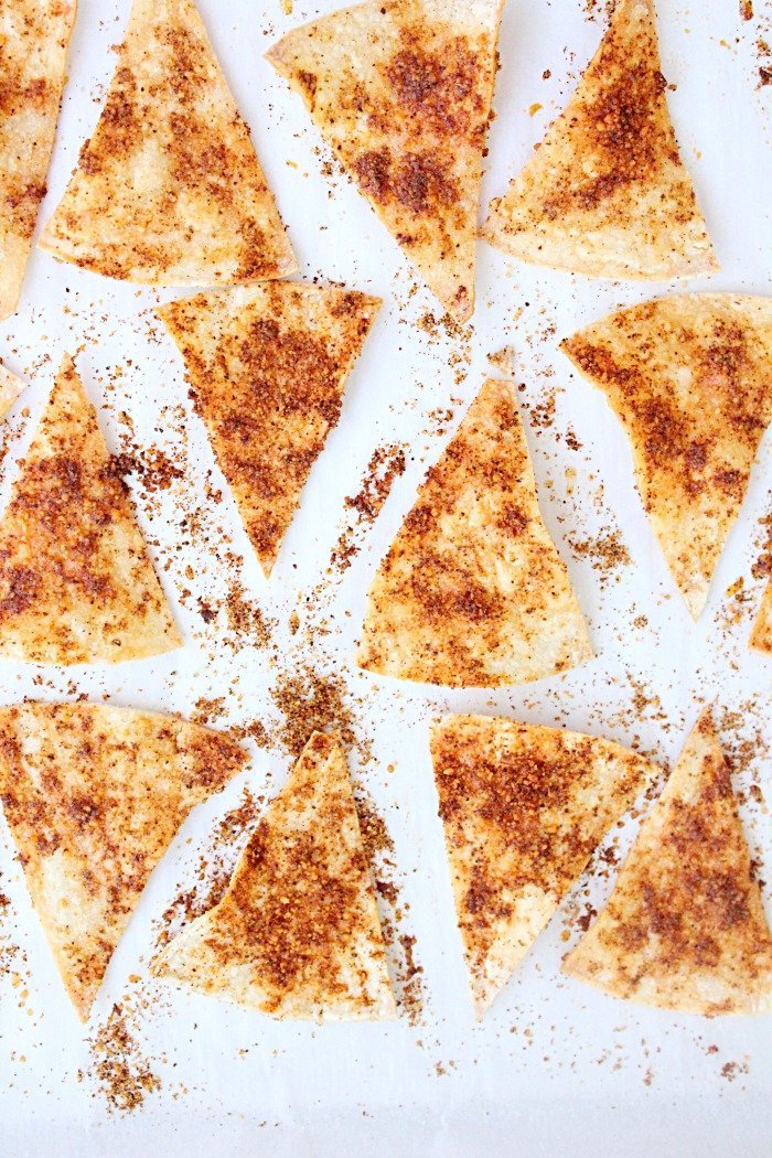 Homemade Doritos #doritos #homemade #snack #tortillashells #tableforsevenblog 