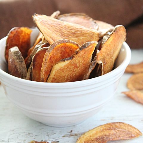 Homemade Potato Chips #homemade #potatochips #potato #snack #tableforsevenblog