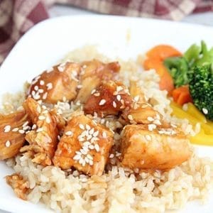 Honey Glazed Chicken: Instant Pot and Crock Pot #instantpot #crockpot #slowcooker #chicken #honey #dinner #tableforsevenblog