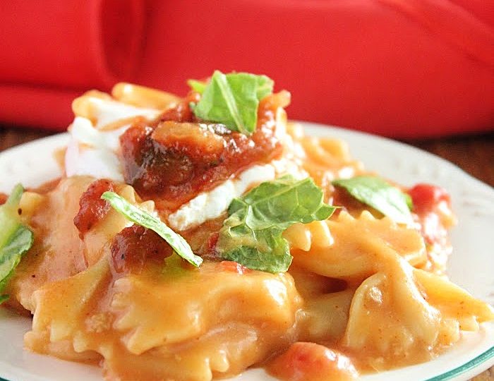Instant Pot Creamy Taco Chicken and Pasta- Table for Seven