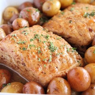 Instant Pot Pork Tenderloin and Potatoes - Table for Seven