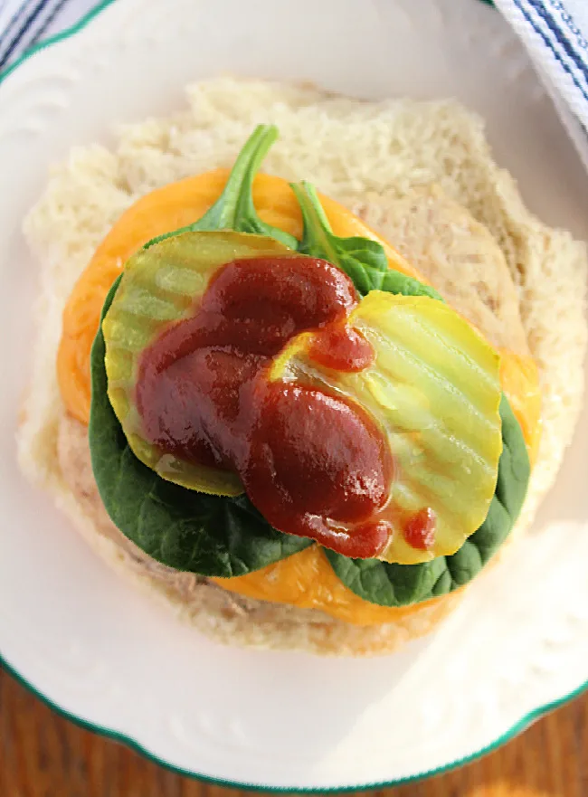 Instant Pot Turkey Burgers top view