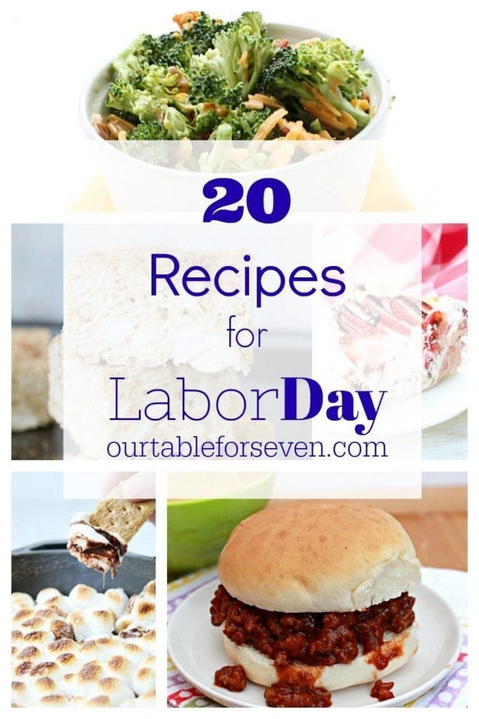 20 recipes for labor day
