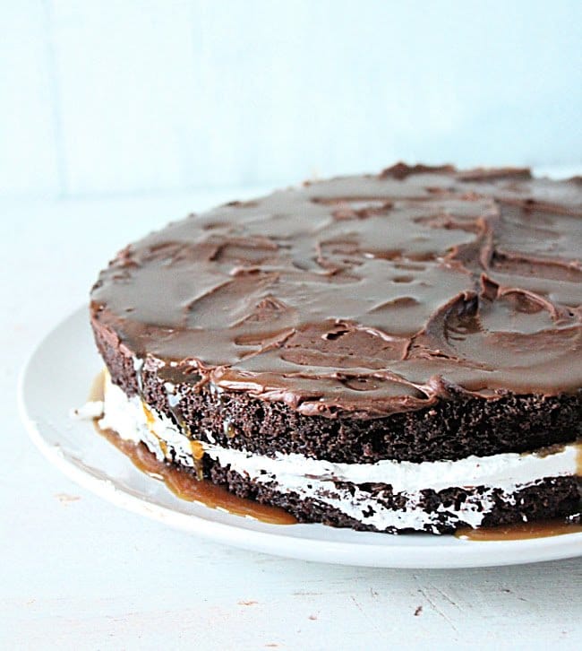 Layered Brownie Dessert- Table for Seven #tableforsevenblog #brownies #dessert #layered #chocolate