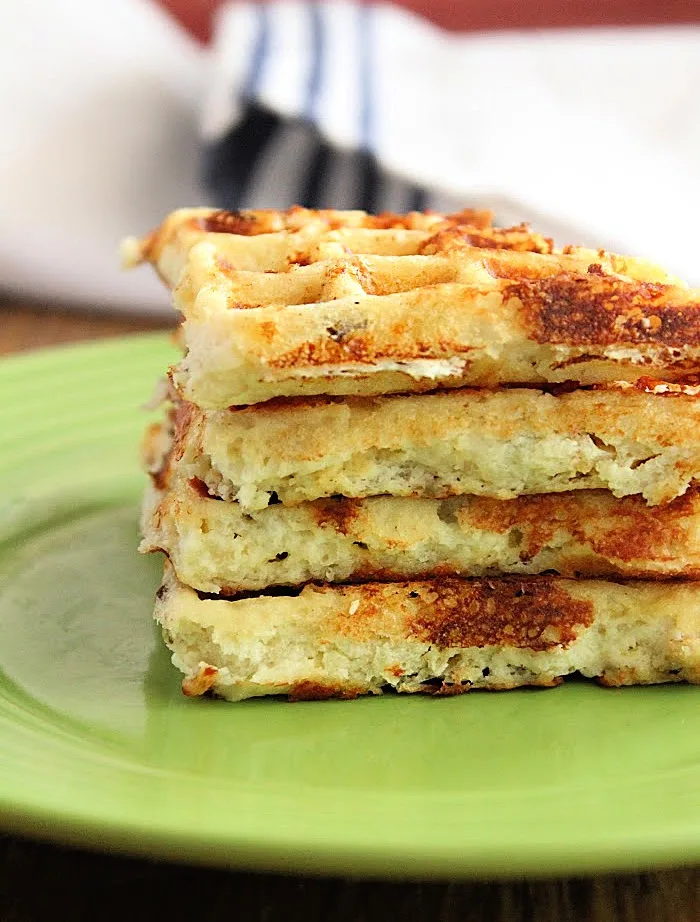 Mashed Potatoes Waffles - Table for Seven
