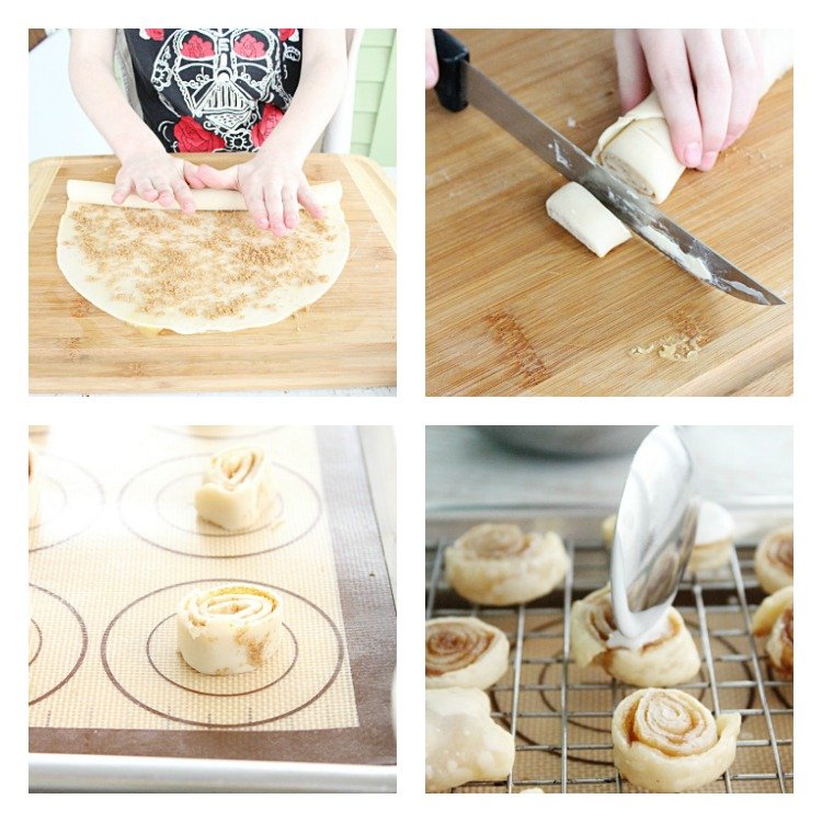 Mini Pie Crust Cinnamon Rolls #piecrust #cinnamonrolls #mini #cinnamon #tableforsevenblog 