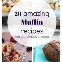 Muffin Recipes #muffins #recipes #muffinrecipes #tableforsevenblog