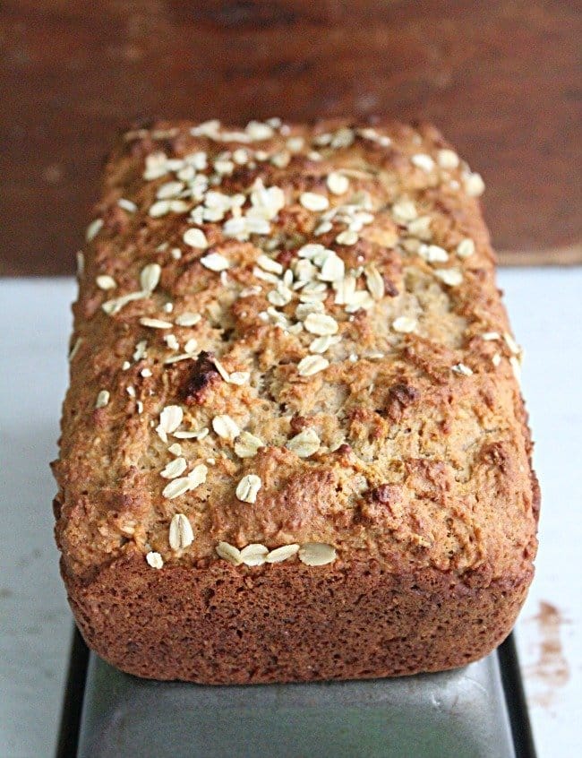 No Yeast Oat Bread- Table for Seven #bread #noyeast #oats #oatbread #homemade bread 