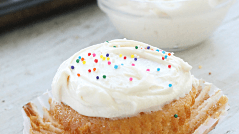 Olive Oil Cupcakes #oliveoil #cupcakes #vanilla #vanillacupcakes #dessert #tableforsevenblog