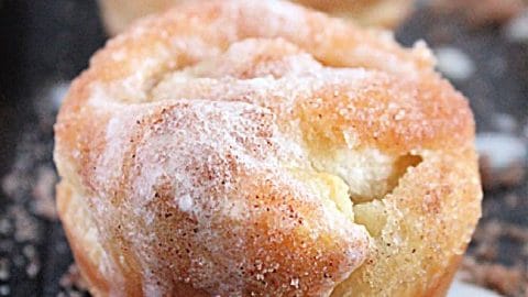Puff Pastry Muffins- Table for Seven #tableforsevenblog #muffins #puffpastry #cinnamonsugar