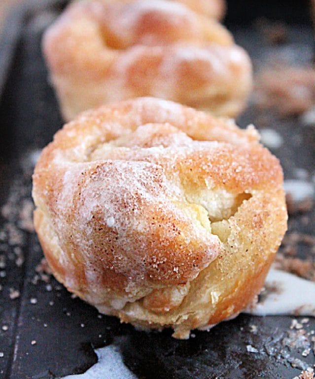 Puff Pastry Cinnamon Sugar Muffins Table for Seven Food for Everyday
