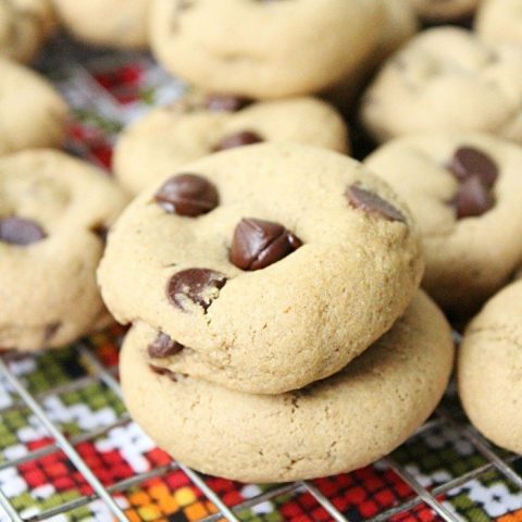 Pumpkin Chocolate Chip Cookies #tableforsevenblog @tableforseven #chocolatechipcookies #pumpkin #cookies