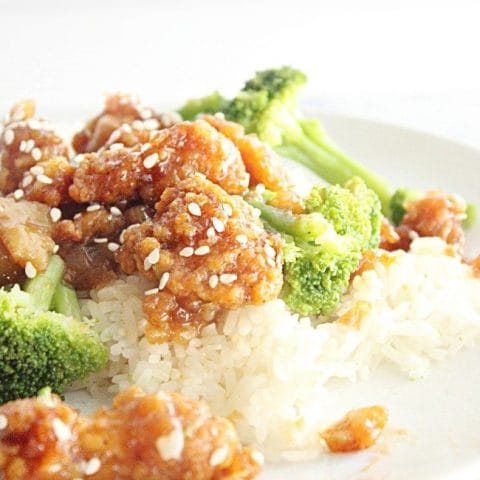 Shortcut Sweet and Sour Chicken- Table for Seven #sweetandsour #chicken #shortcut #dinner #30minutemeal