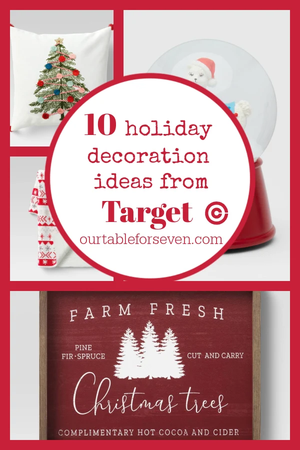 10 Holiday Decoration Ideas From Target Table For Seven Food Everyday - Target Christmas Decor Ideas