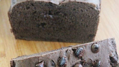 Three Ingredient Chocolate Quick Bread #quickbread #chocolate