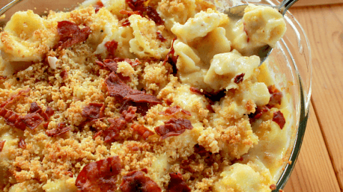 Tortellini Mac n Cheese #tortellini #macandcheese #cheese #dinner #tableforsevenblog