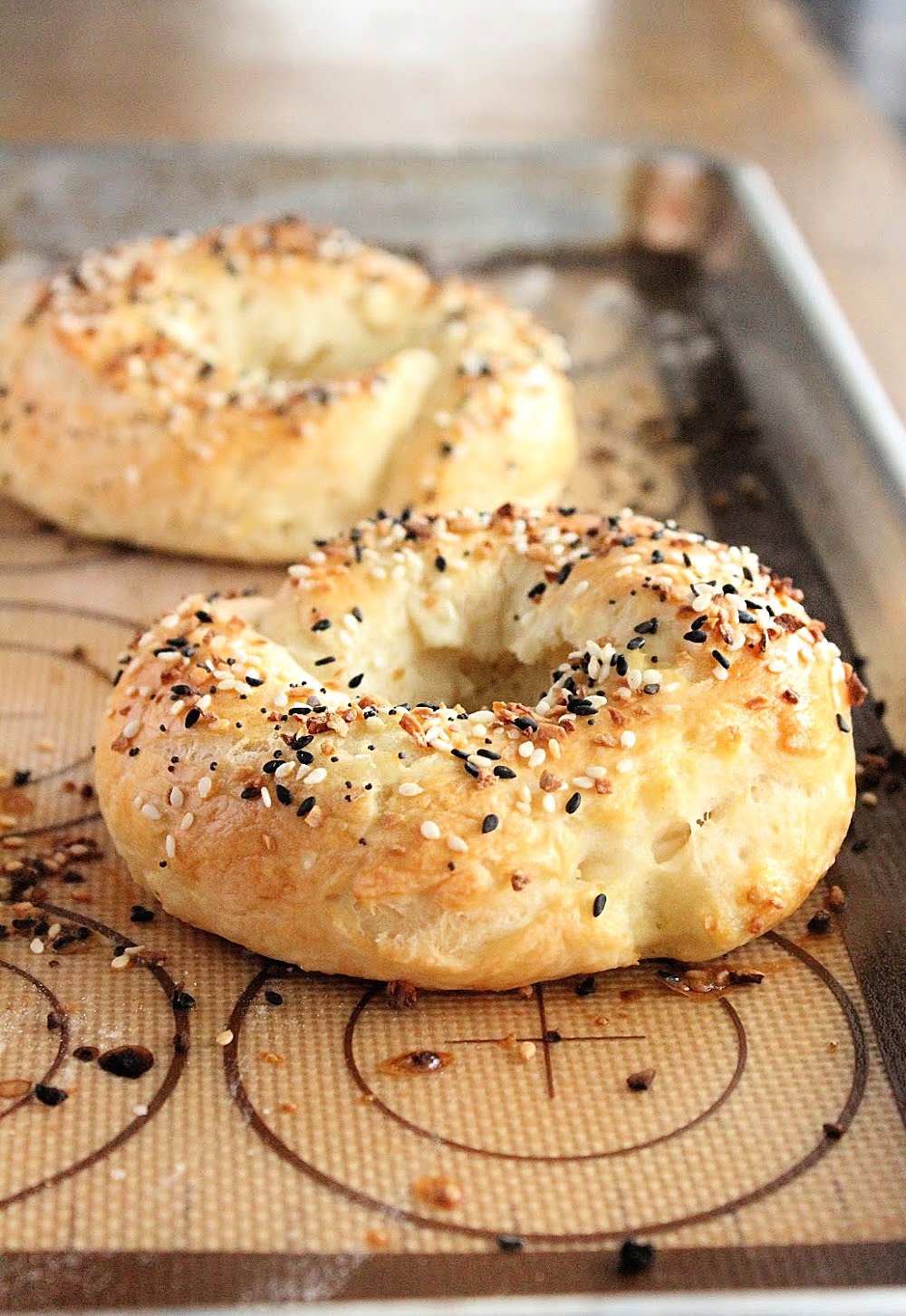 Two Ingredient Bagels- Table for Seven
