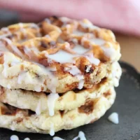 Waffle Iron Cinnamon Rolls- Table for Seven