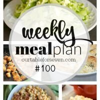 Weekly Meal Plan 100 #mealplan #menuplan #dinner