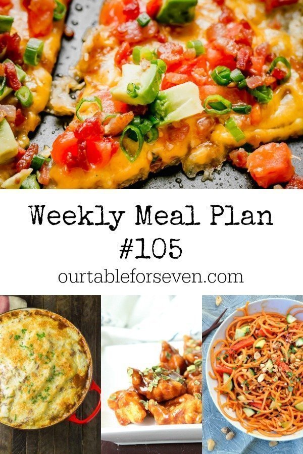 Weekly Meal Plan 105- Table for Seven 