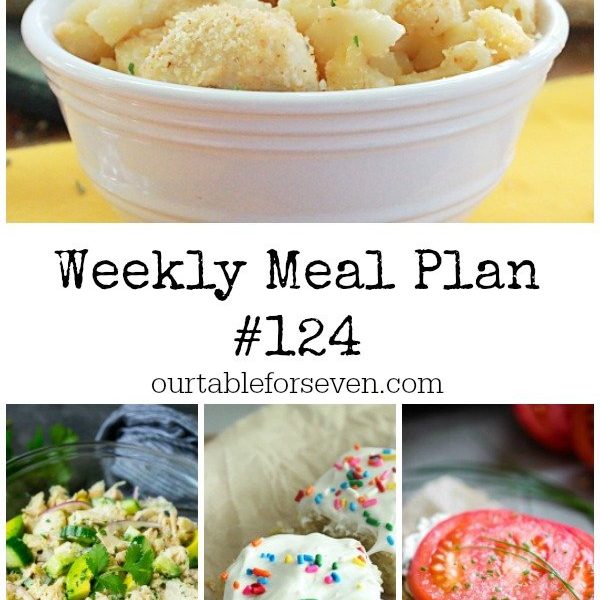 Weekly Meal Plan 124- Table for Seven