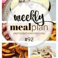 Weekly Meal Plan 92 #mealplan #menuplan #dinner