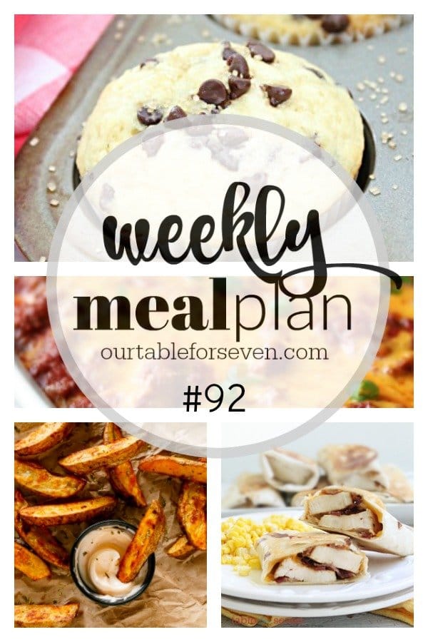 Weekly Meal Plan 92 #mealplan #menuplan #dinner