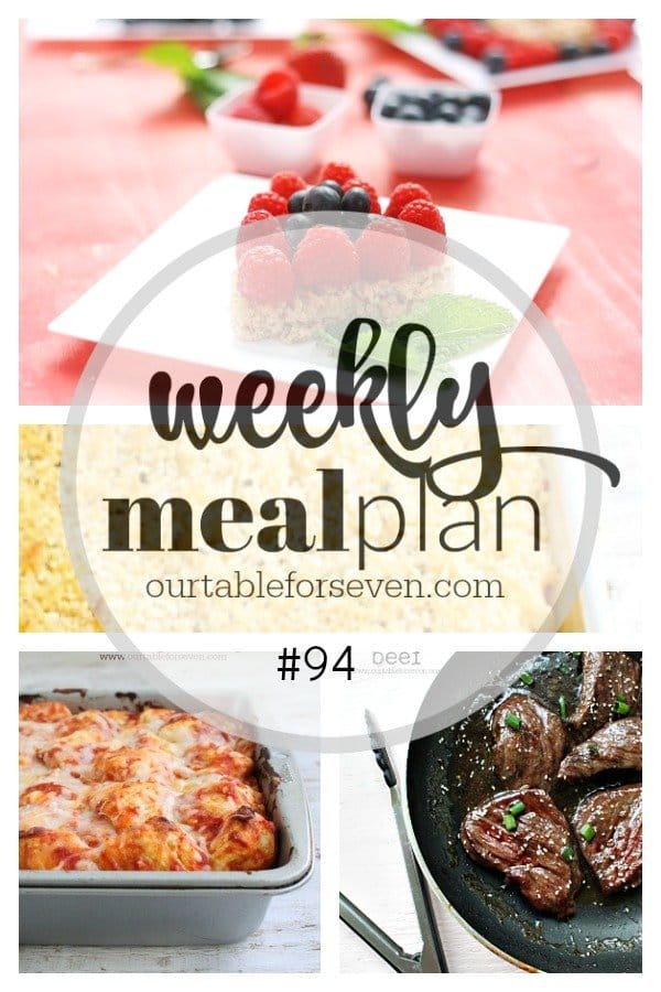 Weekly Meal Plan 94 #mealplan #menuplan #mealplanning #dinner